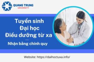 Tuyển sinh Đại học Điều dưỡng từ xa - Nhận bằng chính quy