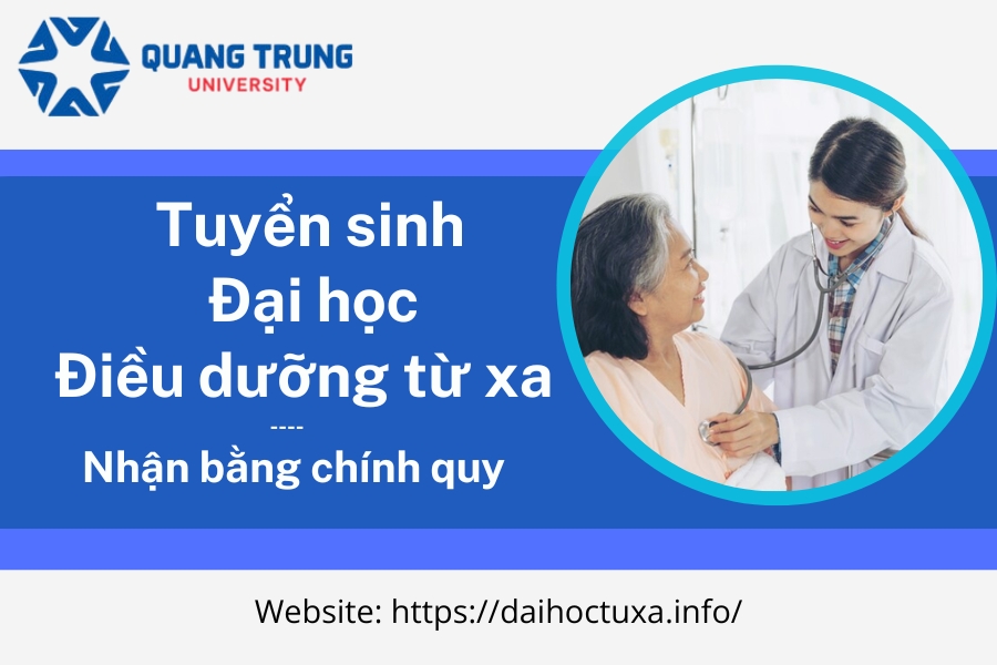 Tuyển sinh Đại học Điều dưỡng từ xa - Nhận bằng chính quy