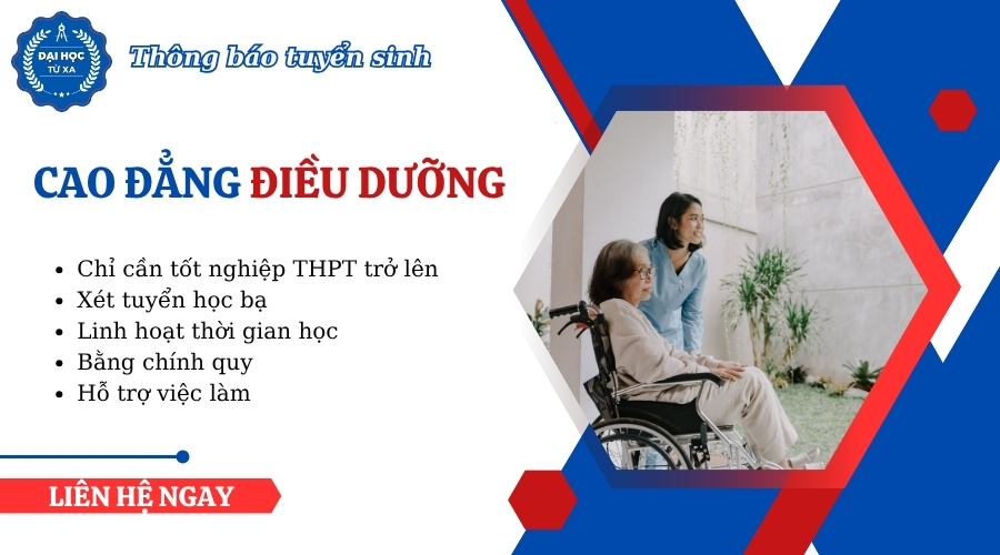 Thông báo tuyển sinh Cao đẳng Điều dưỡng mới nhất