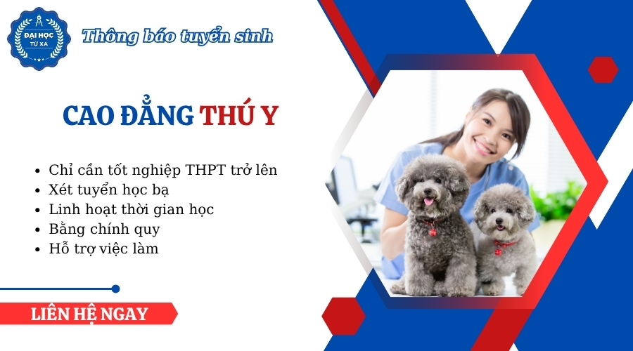 Thông báo tuyển sinh Cao đẳng Thú y mới nhất
