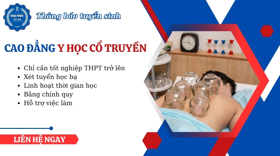 Thông báo tuyển sinh Cao đẳng Y học cổ truyền mới nhất