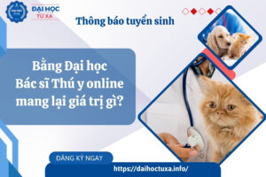 Bằng Đại học Bác sĩ Thú y online mang lại giá trị gì?
