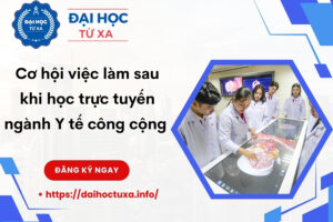 Cơ hội việc làm sau khi học trực tuyến ngành Y tế công cộng 