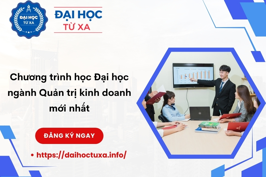 Chương trình học Đại học ngành Quản trị kinh doanh mới nhất