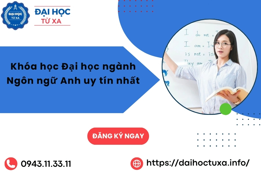 Khóa học Đại học ngành Ngôn ngữ Anh uy tín nhất