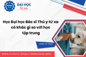 Học Đại học Bác sĩ Thú y từ xa có khác gì so với học tập trung