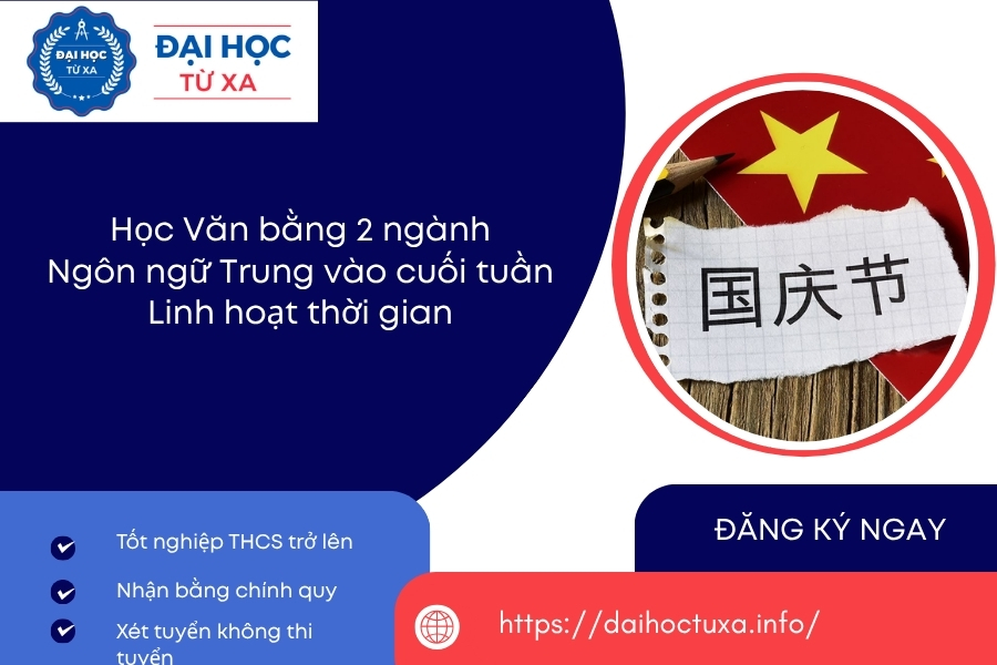 Trung cấp Tiếng Trung học cuối tuần - Linh hoạt thời gian